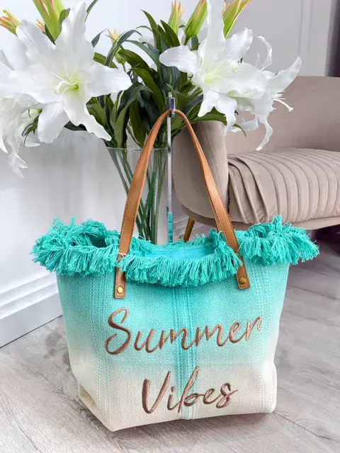 Summer Vibes Bag Aqua