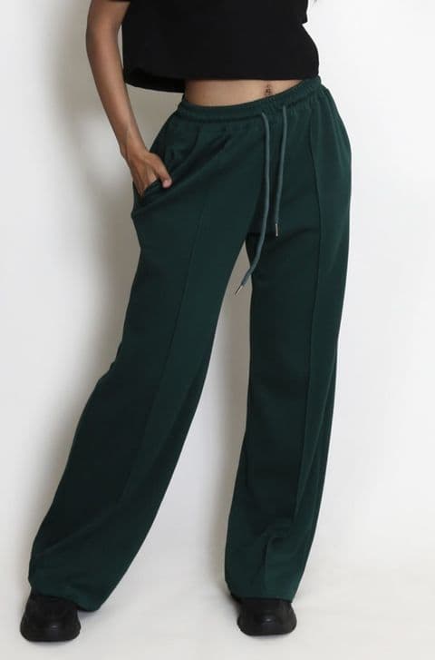 The Sasper Straight Leg Joggers Bottle Green