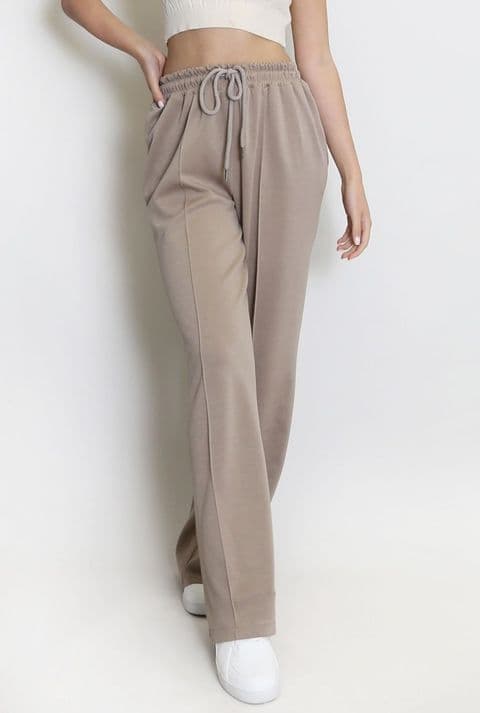 The Sasper Straight Leg Joggers Camel