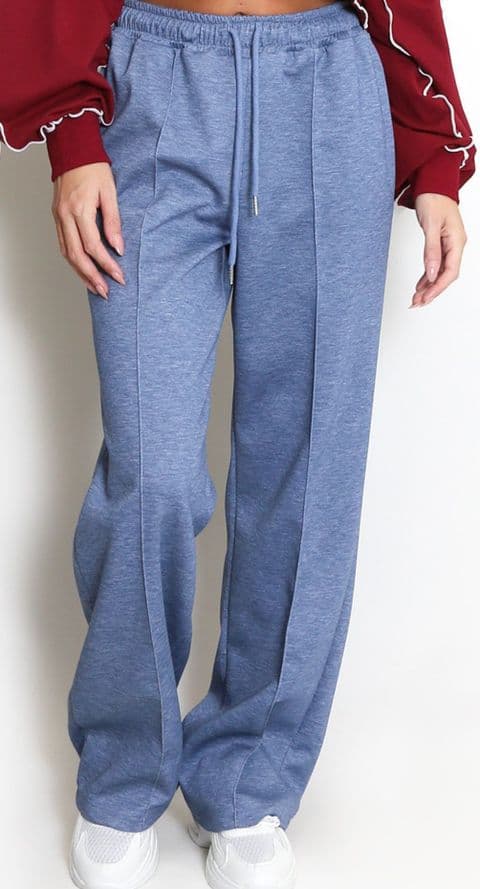 The Sasper Straight Leg Joggers Denim Blue