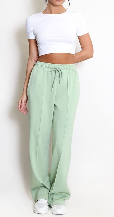 The Sasper Straight Leg Joggers Mint Green