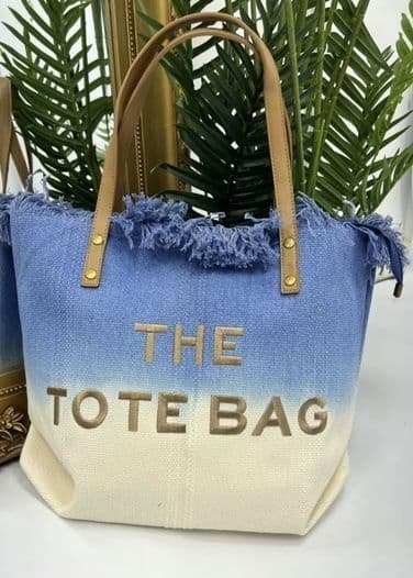 The Tote Bag Tye Dye Blue