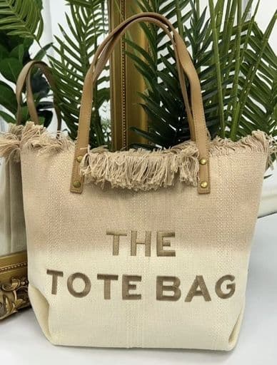 The Tote Bag Tye Dye Camel