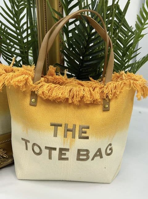 The Tote Bag Tye Dye Orange