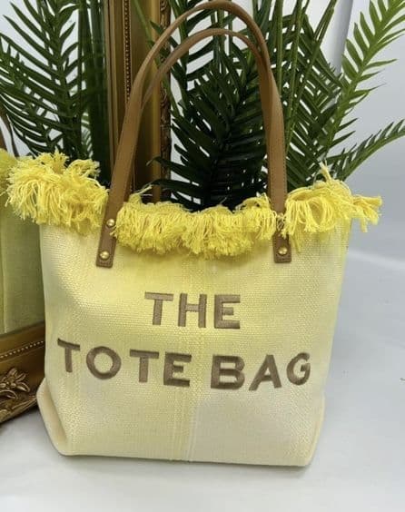 The Tote Bag Tye Dye Yellow