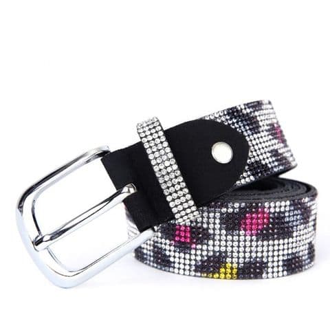Zukki Multicoloured Diamante Belt
