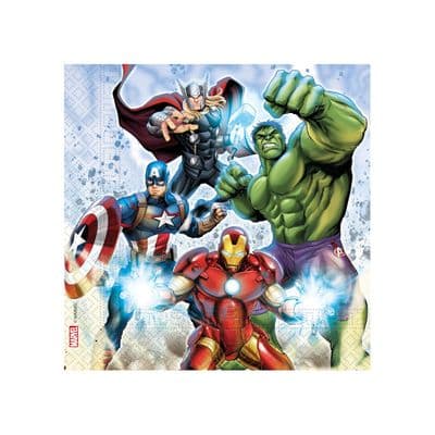 20 NAPKINS 33 CM AVENGERS