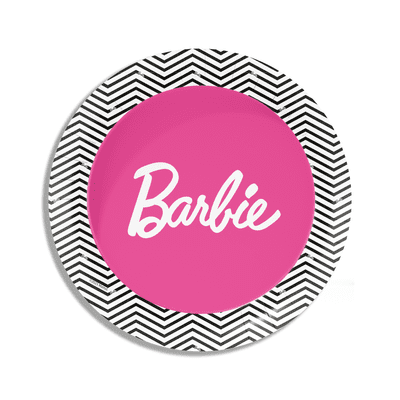 23cm Barbie plates