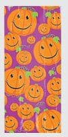 37731 Pumpkin Smiles Cello Bags