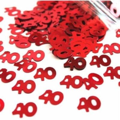 40th Anniversary Confetti