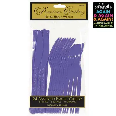 4546/25 Purple Cutlery