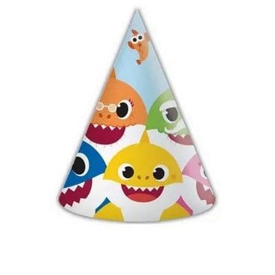 6 BABY SHARK HATS