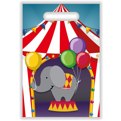 6 Circus Loot Bags