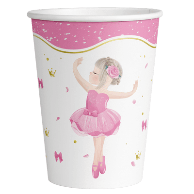 8 BALLET PARTY CUPS