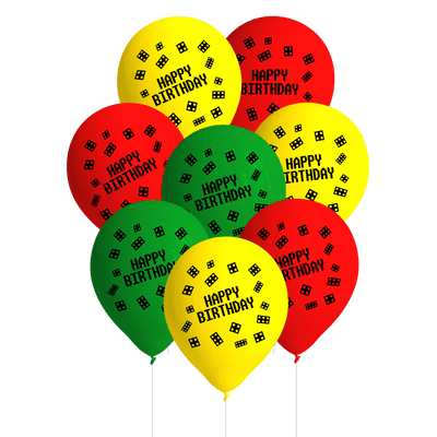 8 Block Party Balloons