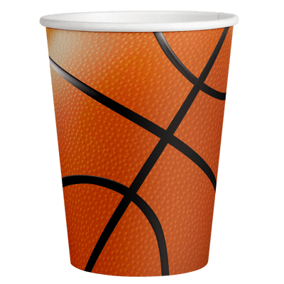 8 CUPS 0,266 L. SPORTS FANATIC BASKETBALL