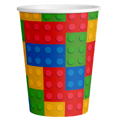 8 CUPS ,250ml  BLOCK PARTY