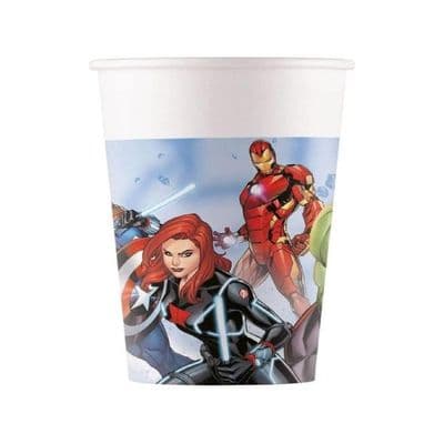 8 PAPER CUPS AVENGERS