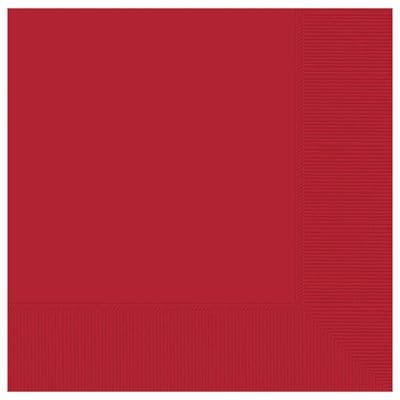 Apple Red Party Lunch Napkins