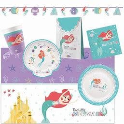 Ariel The Little Mermaid Party Plastic Tablecover