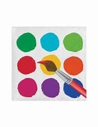 Art Party Beverage Napkins