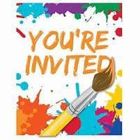 Art Party Invitations