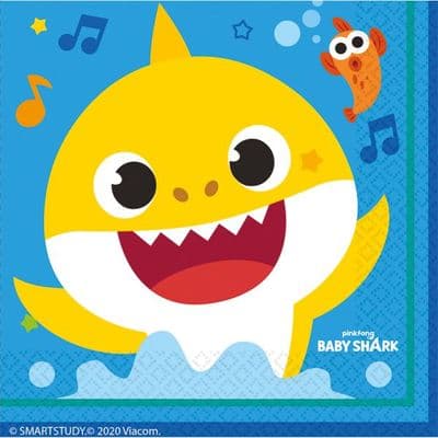 Baby Shark Luncheon Napkins