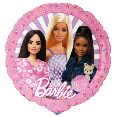 Barbie Round Foil Balloon
