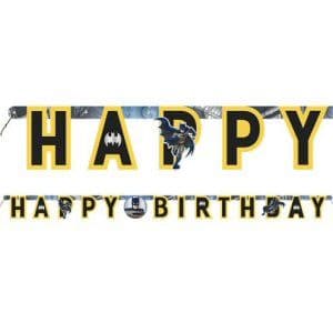 Batman Large Letter Birthday Banner