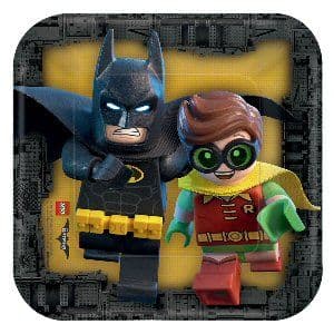 Batman Lego Party Plates 18cm