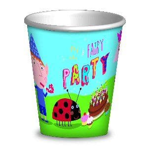 Ben and Holly Party Blue Cups