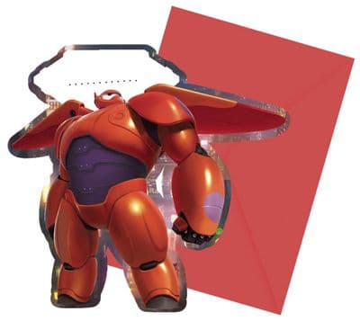Big Hero 6 party invites