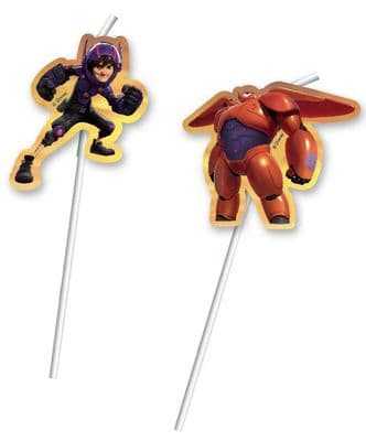 Big Hero 6 party straws