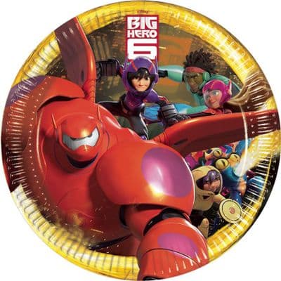 Big Hero 6 Party Supplies 23cm plates