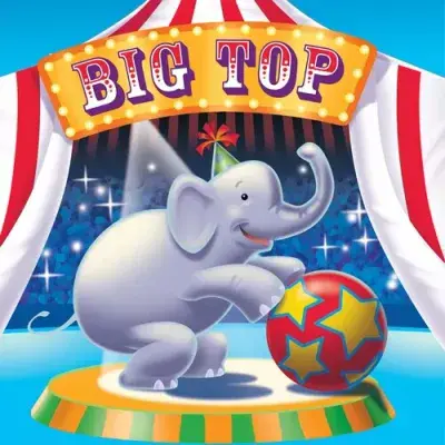 Big top circus party napkins