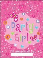 Birthday Girl Plastic Party Loot Bags