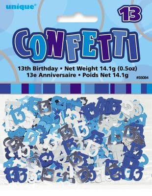Blue Glitz Confetti 13