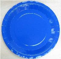 Blue party plates
