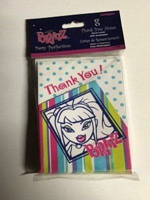 Bratz Party Perfection Thank You Cards