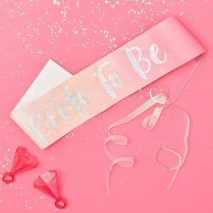 Bride To Be Hen Sash Bride Tribe