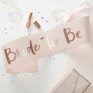 Bride To Be Sash Team Bride