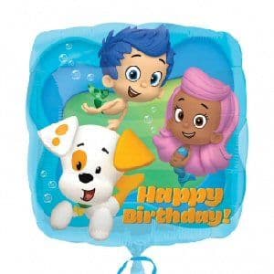 Bubble Guppies Birthday Standard Square Foil Balloon