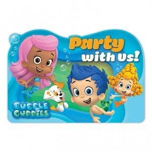 Bubble Guppies Die-Cut Invitations