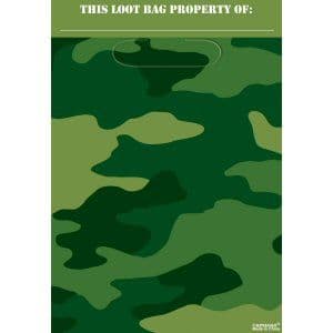 Camouflage Party Bags