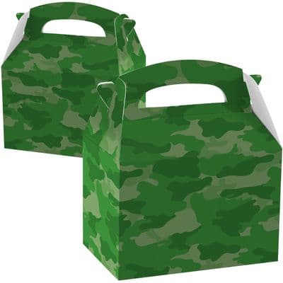 Camouflage Party Food Boxes