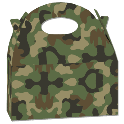 Camouflage Party Lunch Box