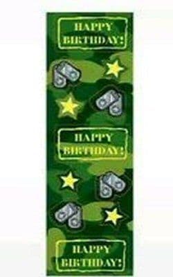Camouflage Party Sticker Sheet