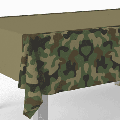 Camouflage Party Table Cover