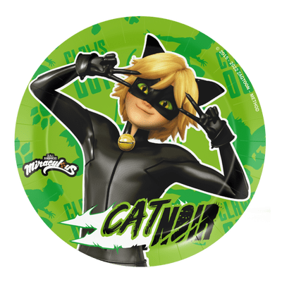 Cat Noir Party Plates 18cm