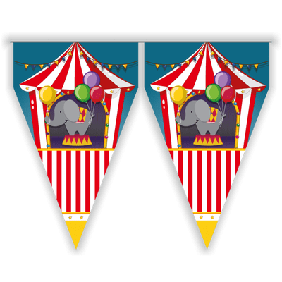 Circus Pennant 3 meters